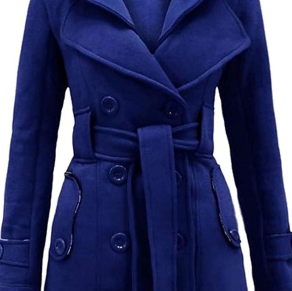 Double Breasted PeaCoat Navy Blue